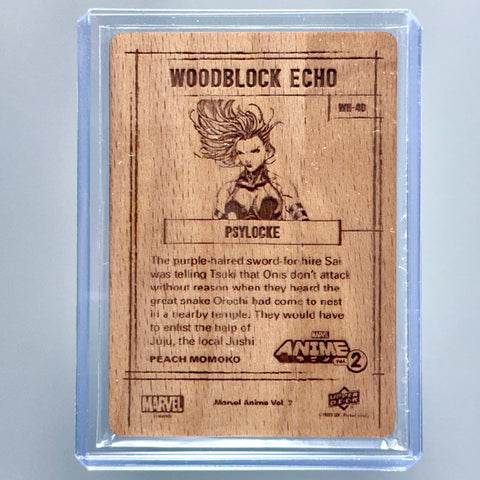 2023 Marvel Anime 2 Psylocke Woodblock Echo