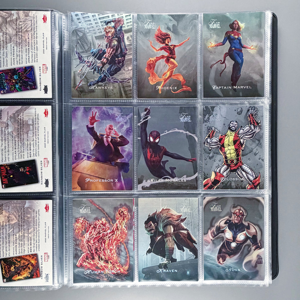 2023 UD Marvel Flair Silver Parallel Complete Set 90 Cards