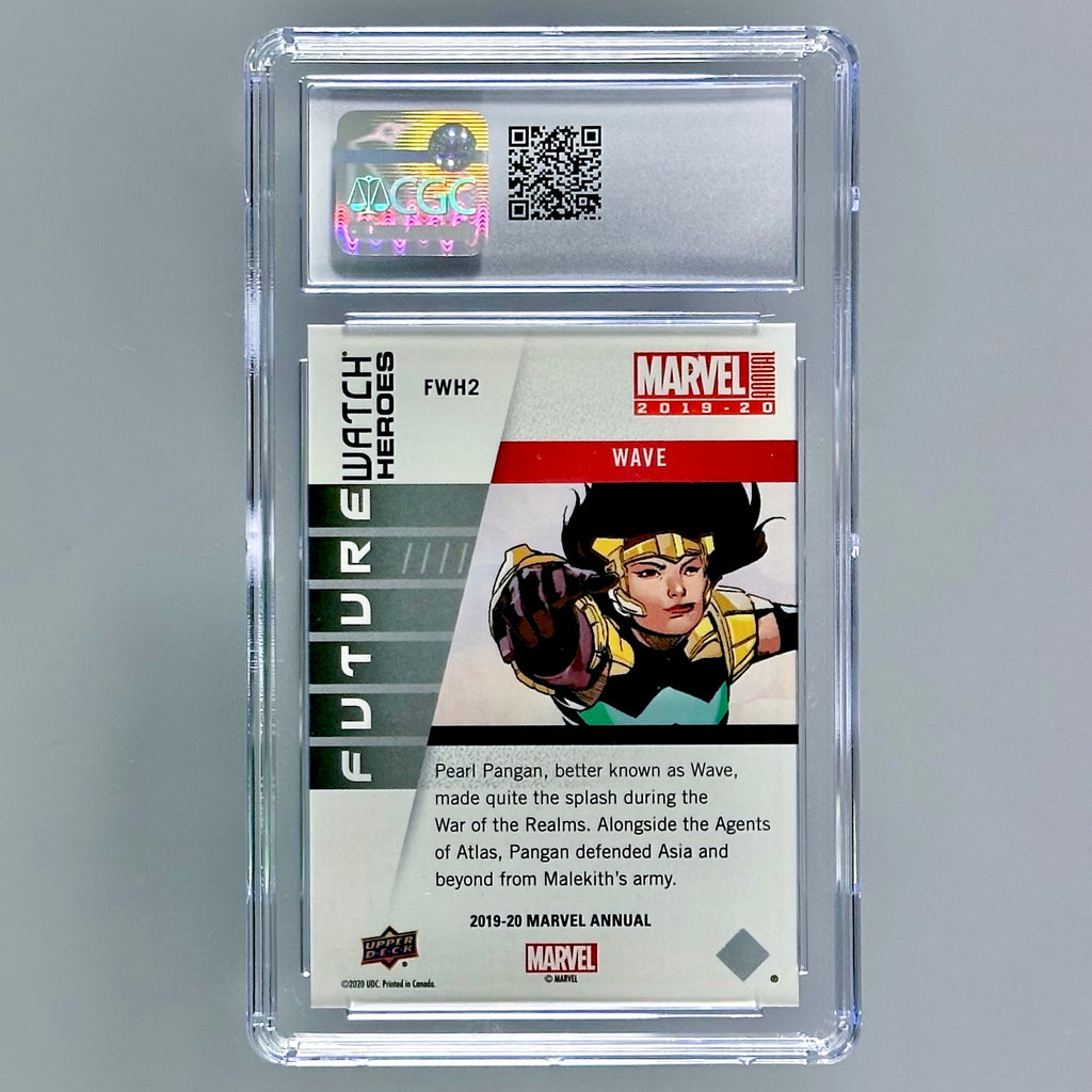 2019-20 Upper Deck Marvel Annual Future Watch Heroes Wave CGC 10