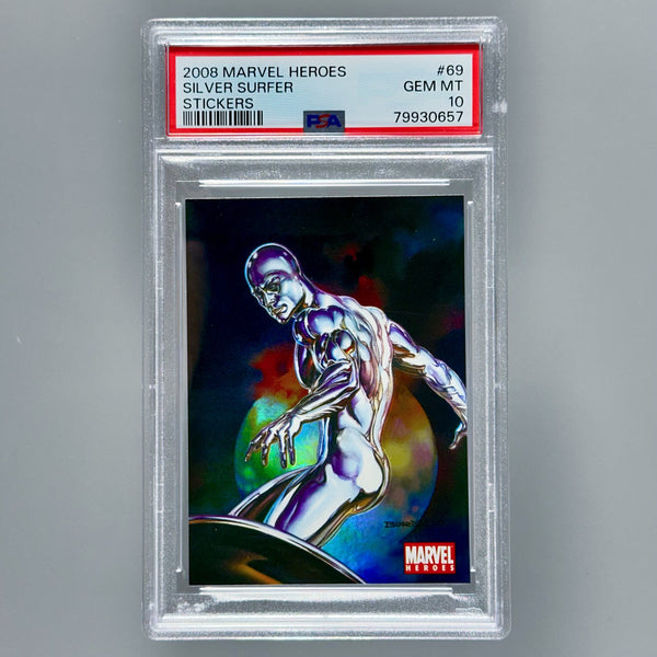 2008 Marvel Preziosi Silver Surfer 69 - PSA 10