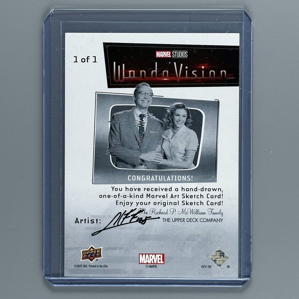 2022 Marvel WandaVision Sketch Card