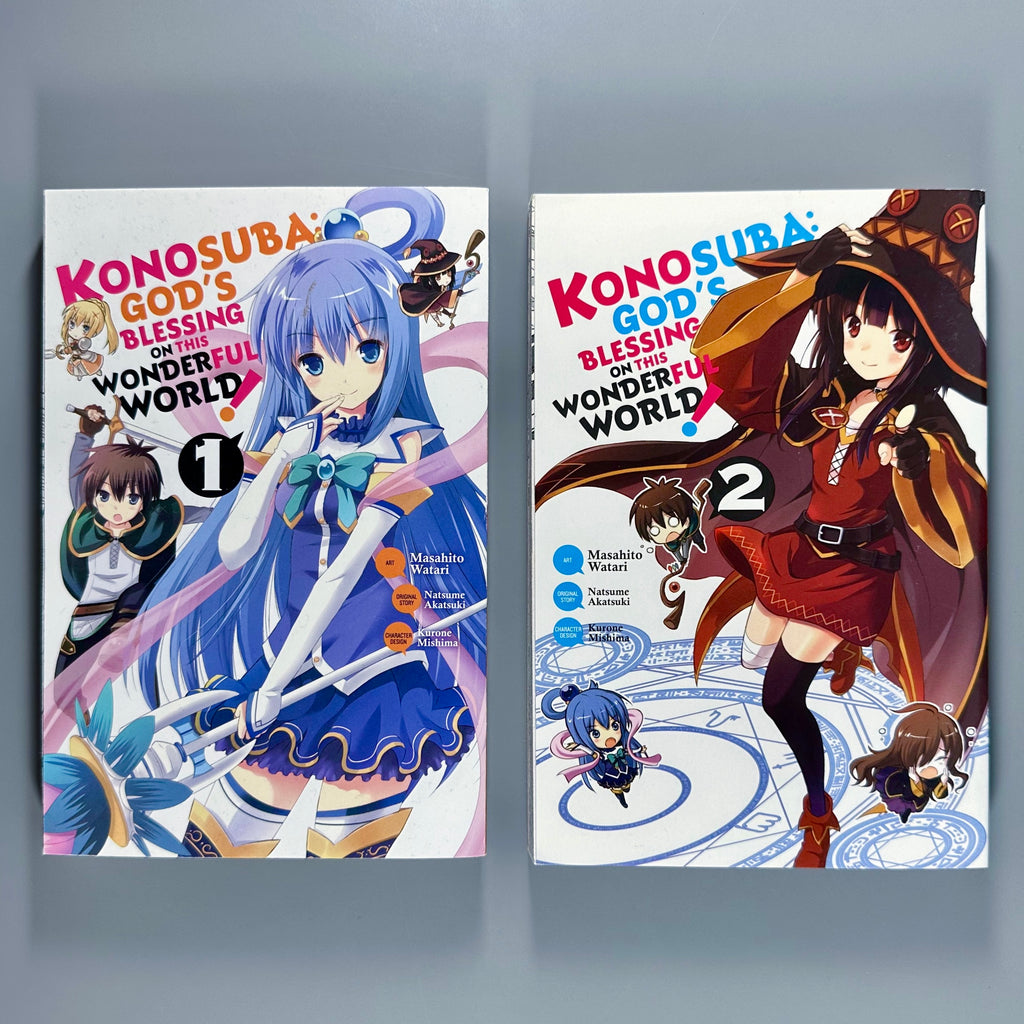 Konosuba God’s Blessing on this Wonderful World Vol. 1 & 2