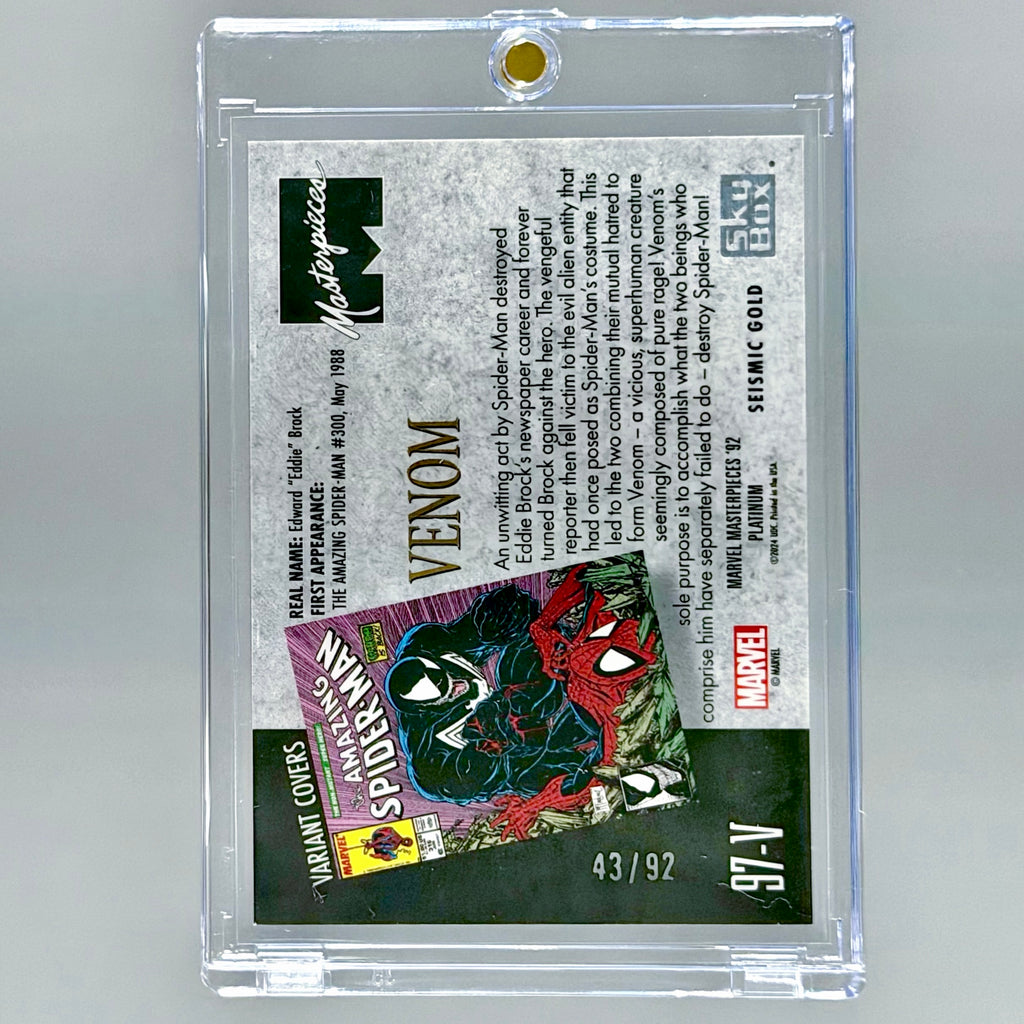 Venom 97V Gold Seismic Variant Cover