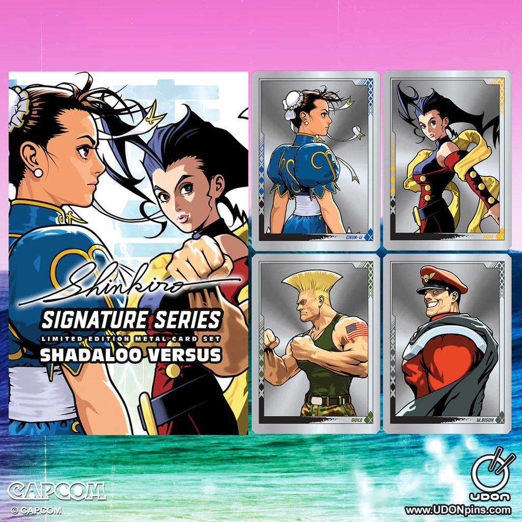Shinkiro Series Street Fighter Collectible Metal Card Set