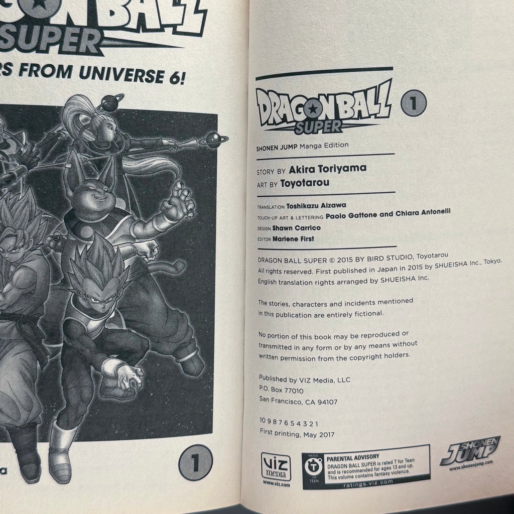 Dragon Ball Super 1 - Manga & Comic