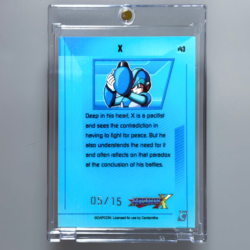 2025 Cardsmiths Mega Man X - X #43 Teal /15