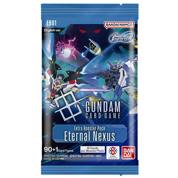 Bandai Gundam Card Game Eternal Nexus EB01 Extra Booster Pack Box TCG