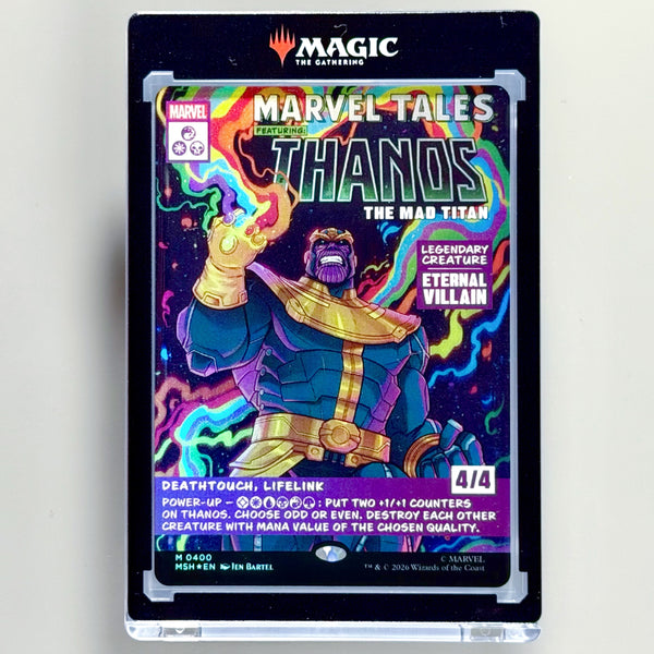 Thanos, The Mad Titan (Borderless) (0400) - Marvel Super Heroes (MSH)