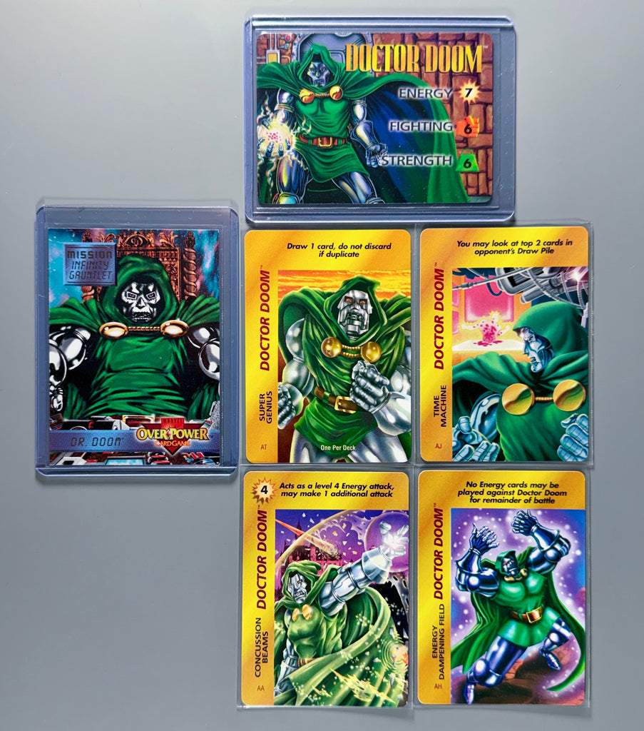 Dr. Doom 1995 Fleer Marvel Overpower Lot