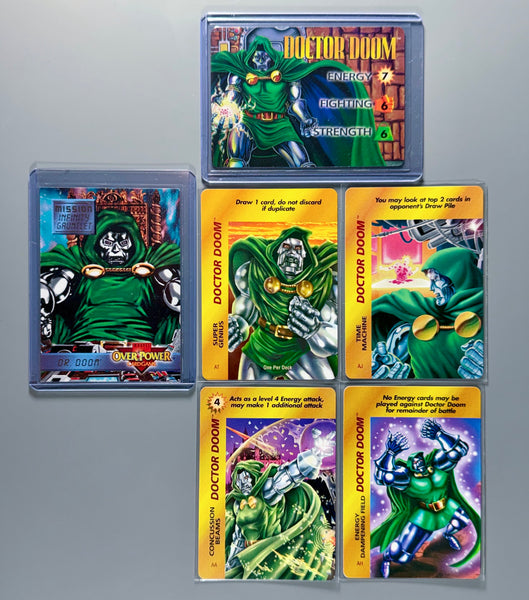 Dr. Doom 1995 Fleer Marvel Overpower Lot