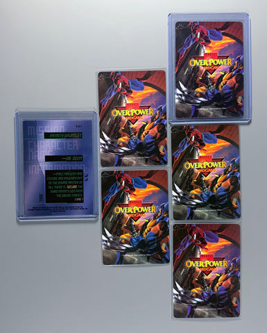 Dr. Doom 1995 Fleer Marvel Overpower Lot