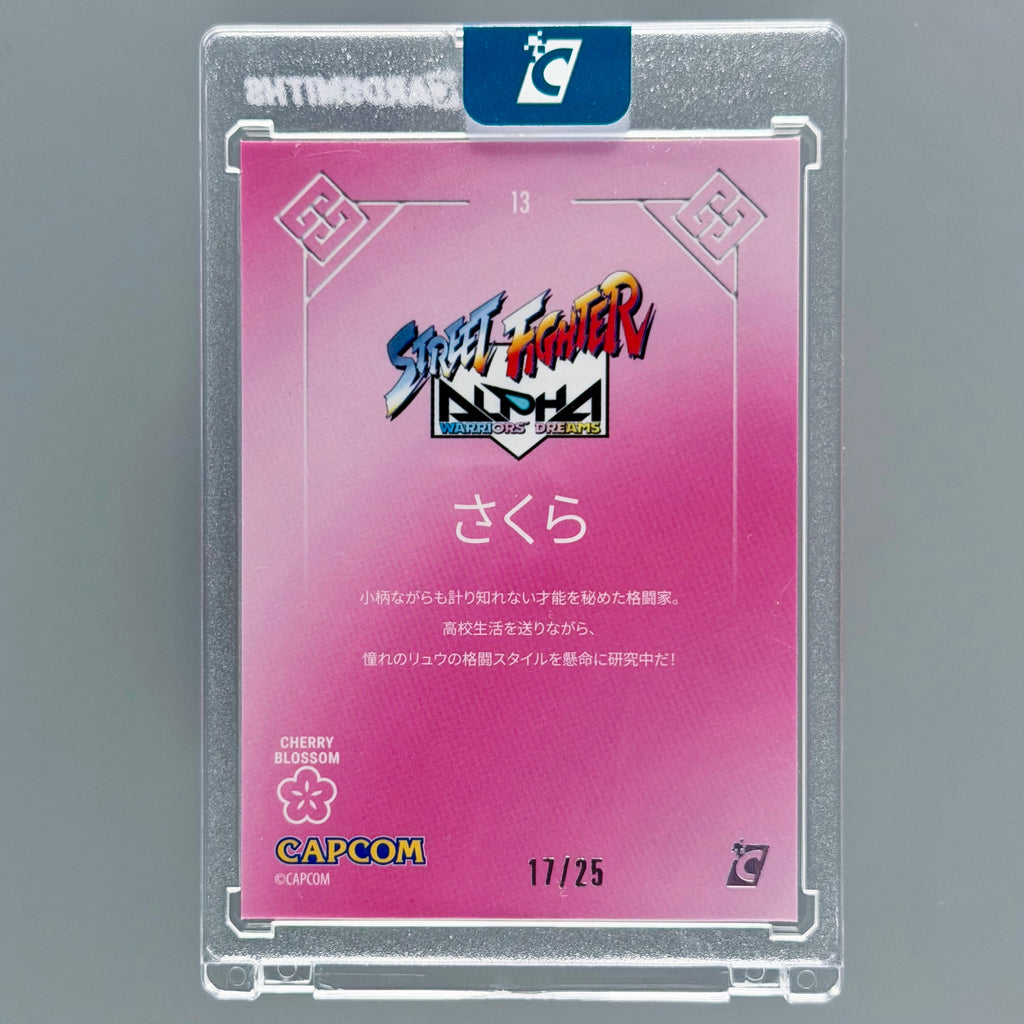 Street Fighter Alpha 2026 Cherry Blossom Sakura /25 Convention Exclusive (Cardsmiths)