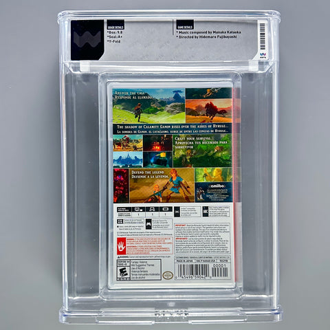 Nintendo Switch Legend of Zelda Breathe of the Wild - WaTa 9.8
