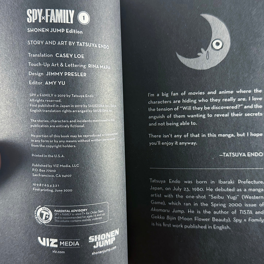 Spy Family Volume 1 - Manga