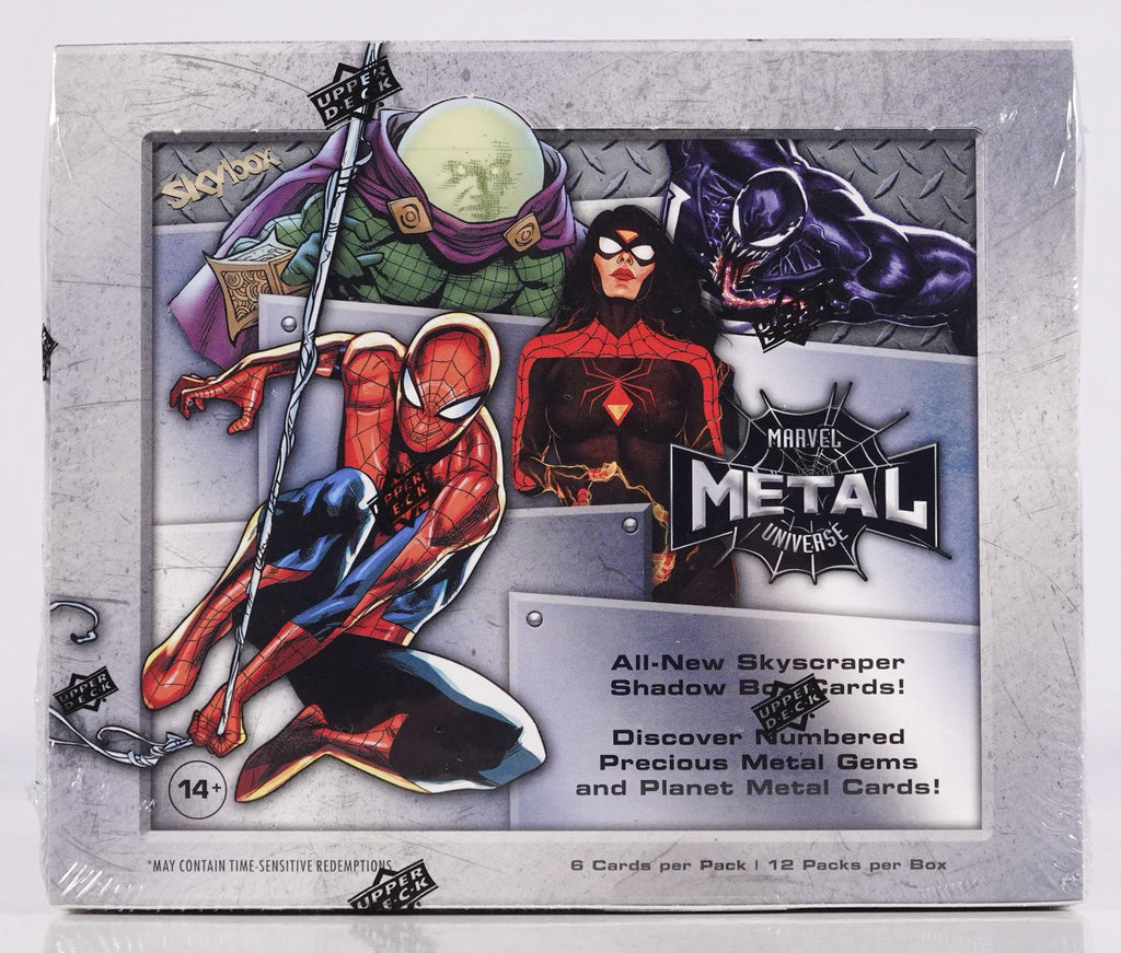 2021 Upper Deck Marvel Spider-Man Metal Universe Trading Cards Hobby Box