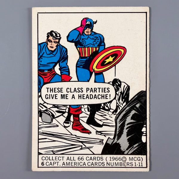 1966 Marvel Donruss - Captain America #6