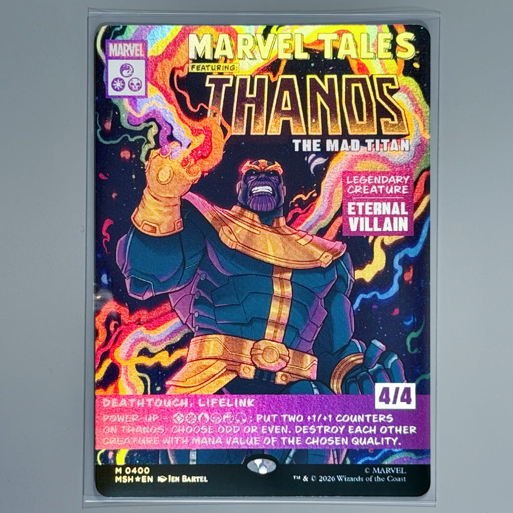 Thanos, The Mad Titan (Borderless) (0400) - Marvel Super Heroes (MSH)