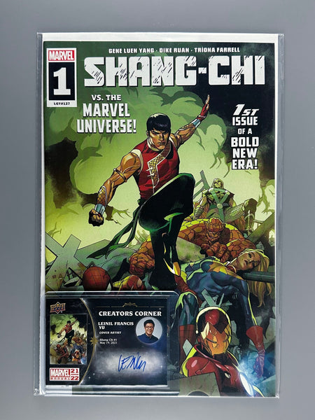 Shang Chi 1 (2021) - 1st print with Autograph Card