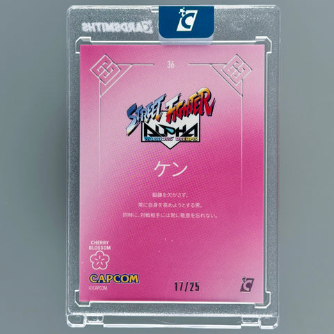 Street Fighter Alpha 2026 Cherry Blossom Ken /25 Convention Exclusive (Cardsmiths)