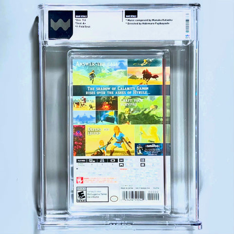 Nintendo Switch The Legend of Zelda: Breathe of the Wild - 1st print WaTa 9.6