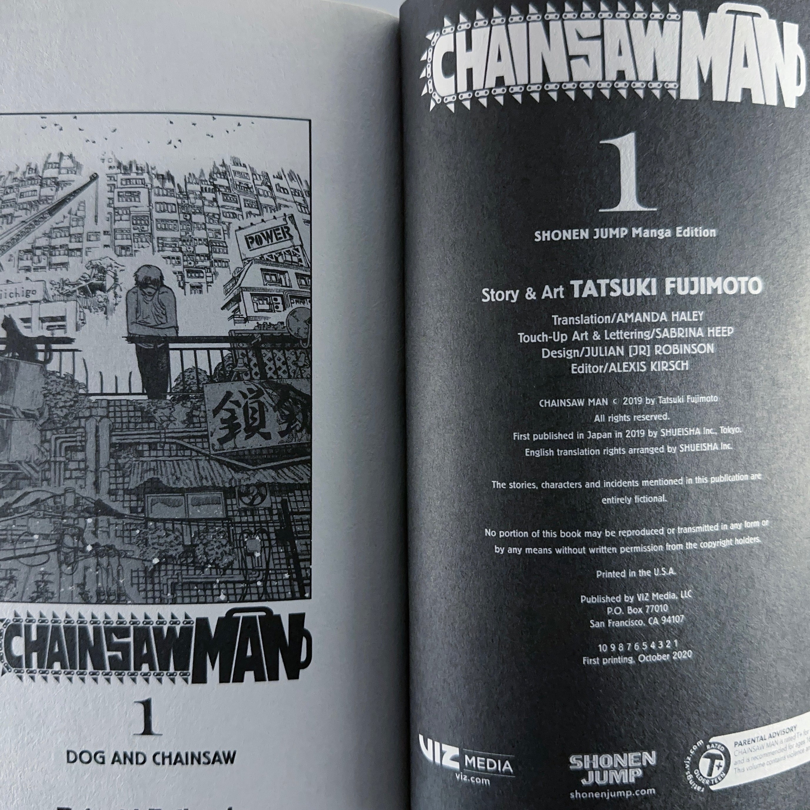Chainsaw Man Volume 1 Manga