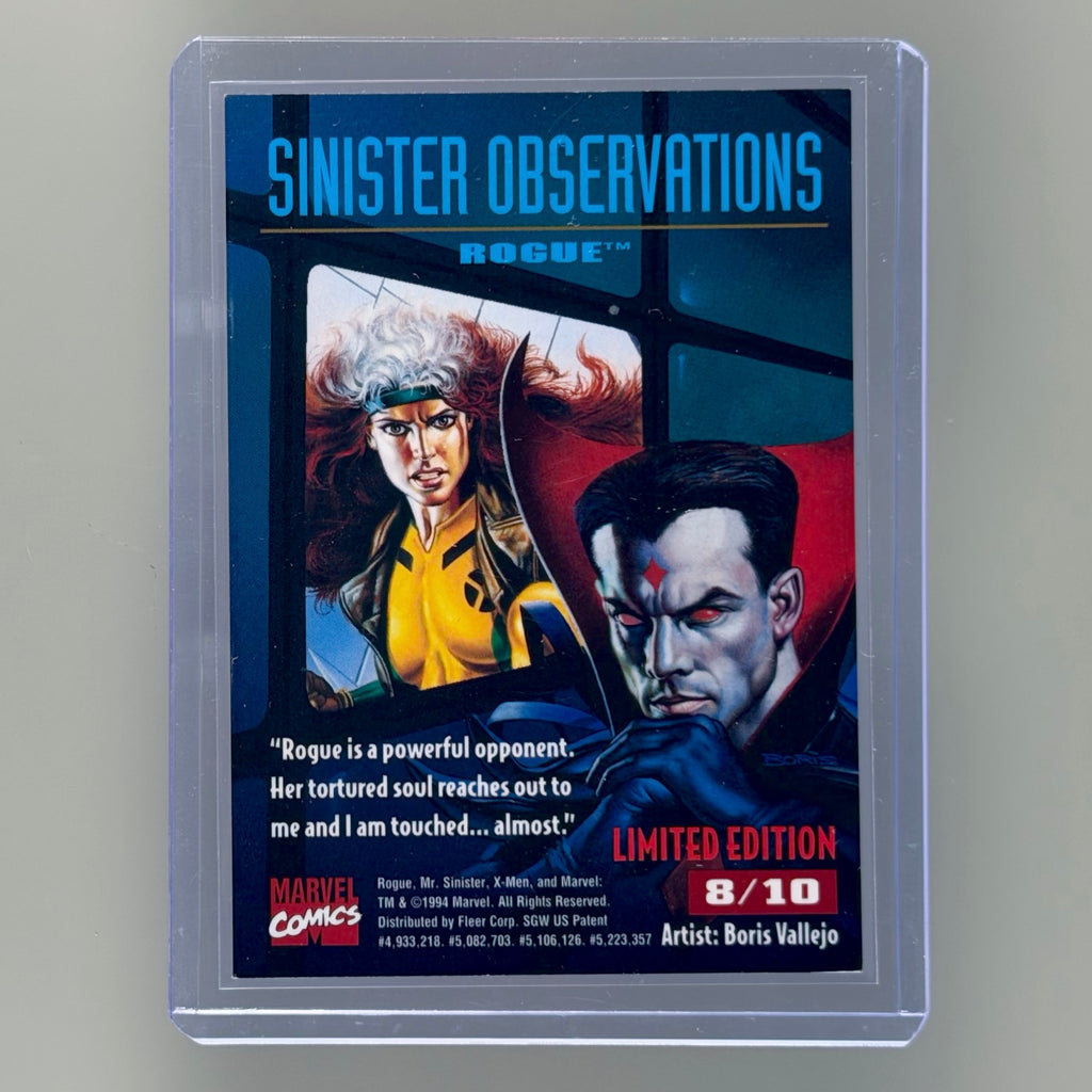 1994 X-Men Ultra Sinister Observations - Rogue #8