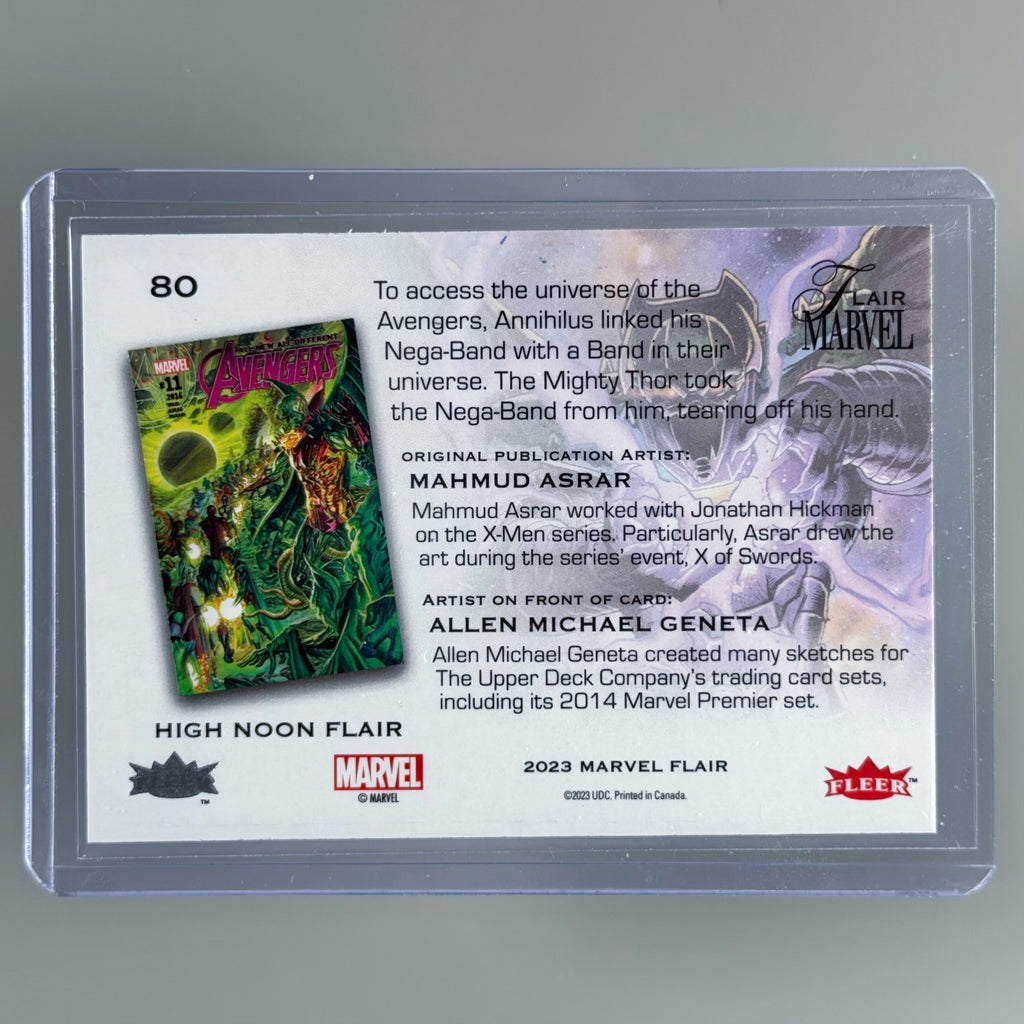 2023 Marvel Flair High Noon - Annihilus