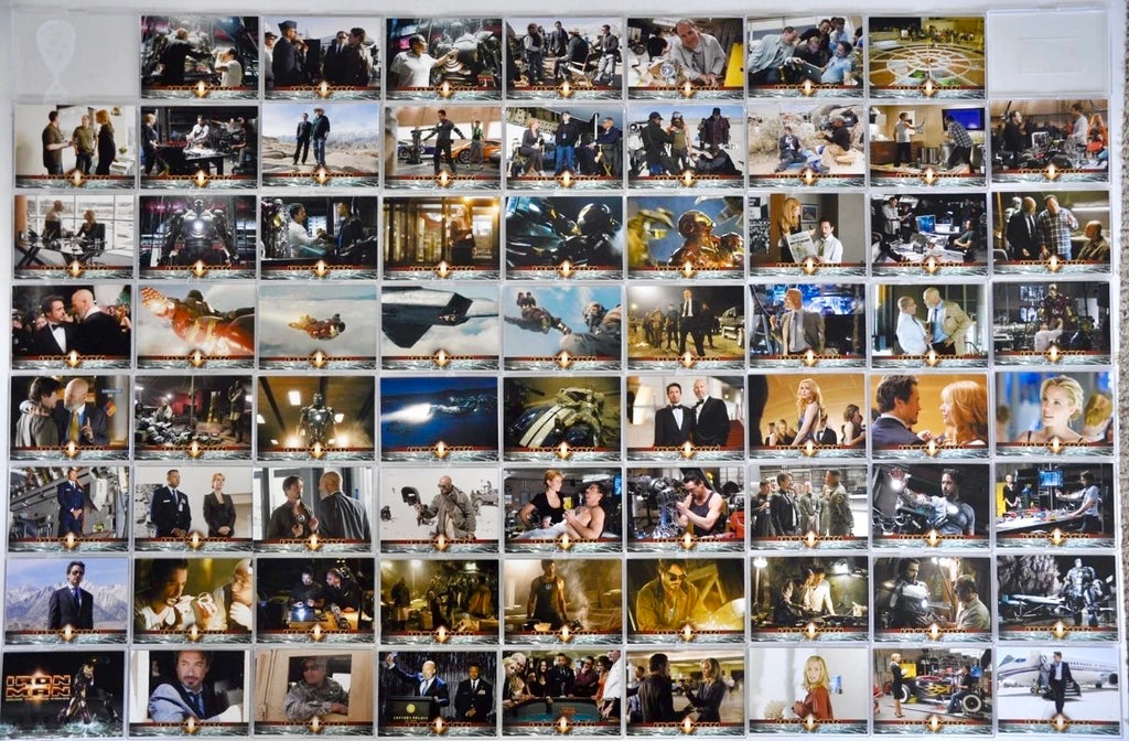 2008 Iron Man Movie Trading Cards - Complete Base Set