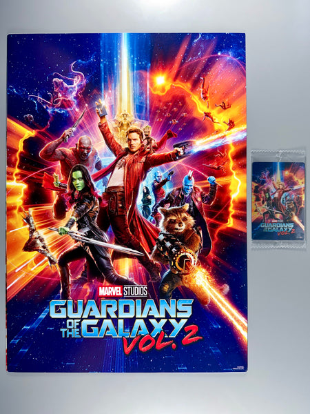 Guardians of the Galaxy Vol. 2 Poster and Sealed Card (Japan Exclusive)