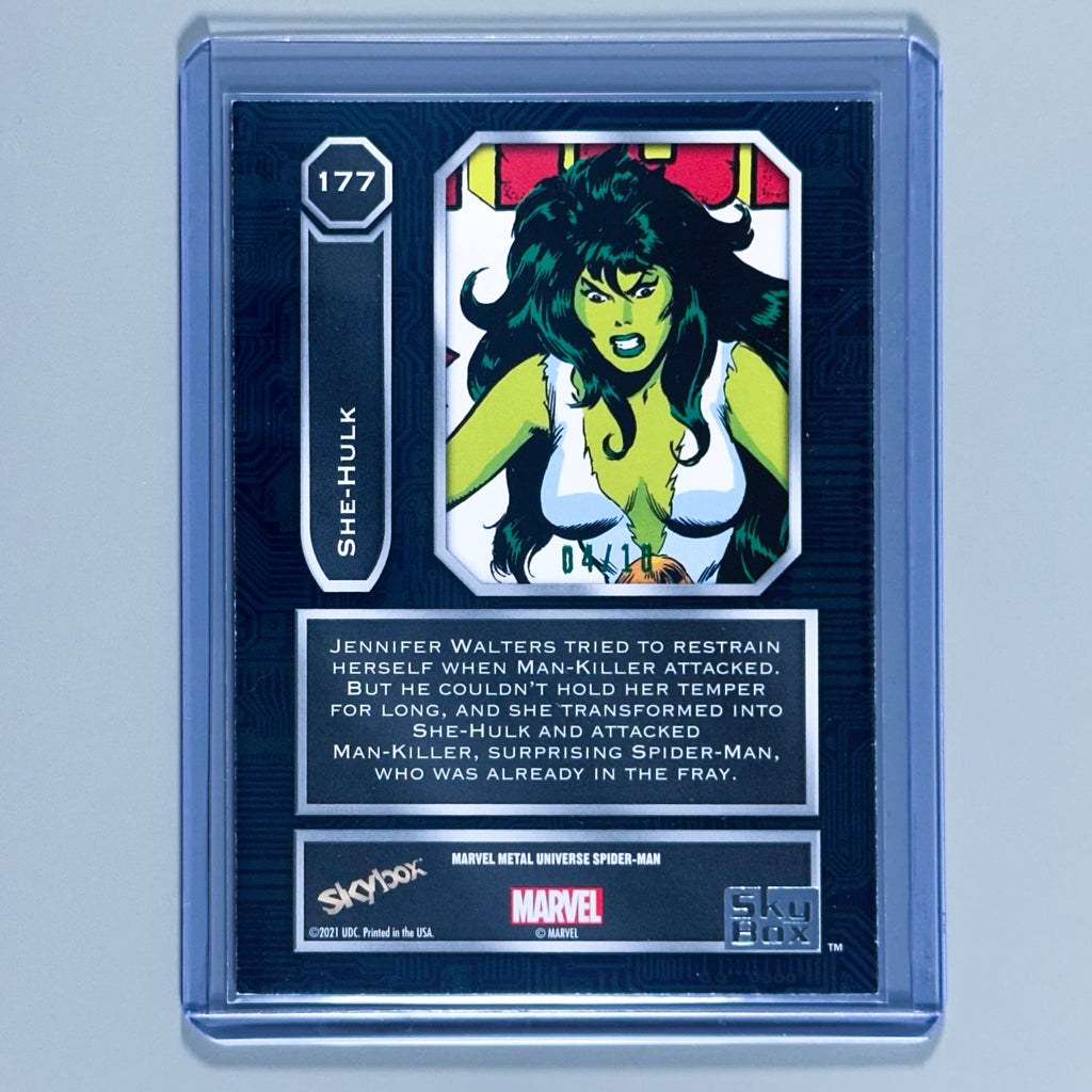 2022 Spider-Man Metal - She-Hulk PMG Green