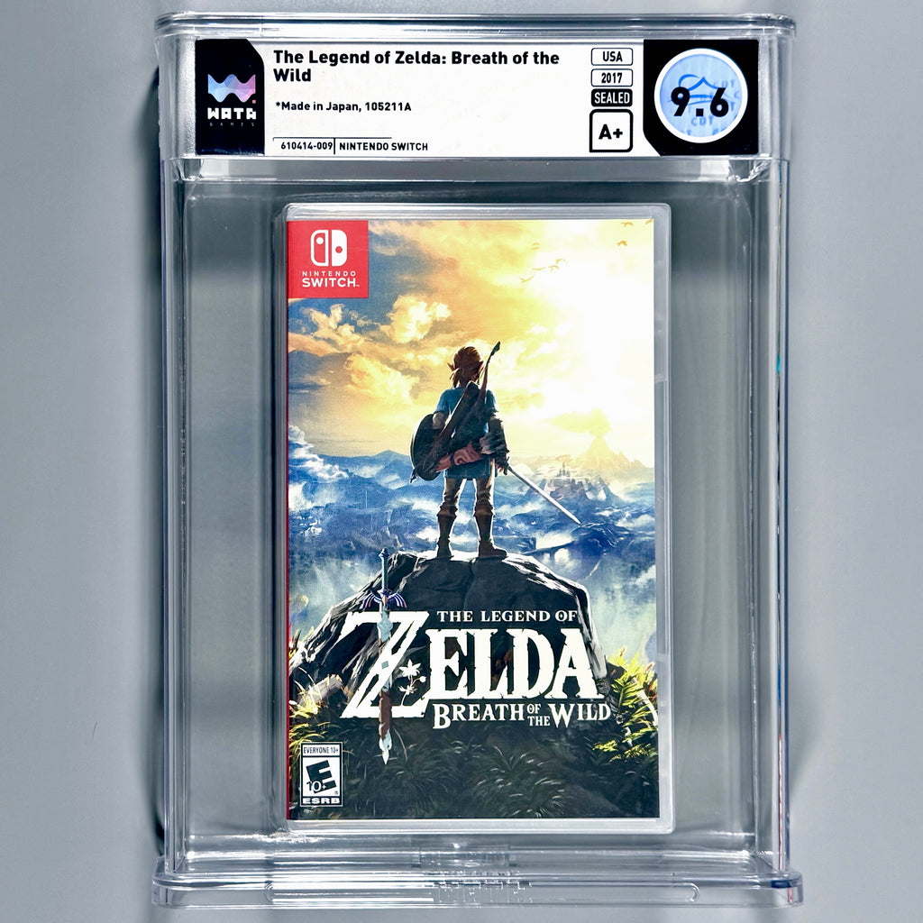 Nintendo Switch The Legend of Zelda: Breathe of the Wild - 1st print WaTa 9.6