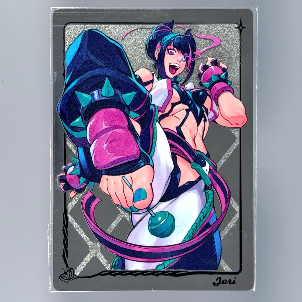 Capcom Queens 2 - Juri Metal Card
