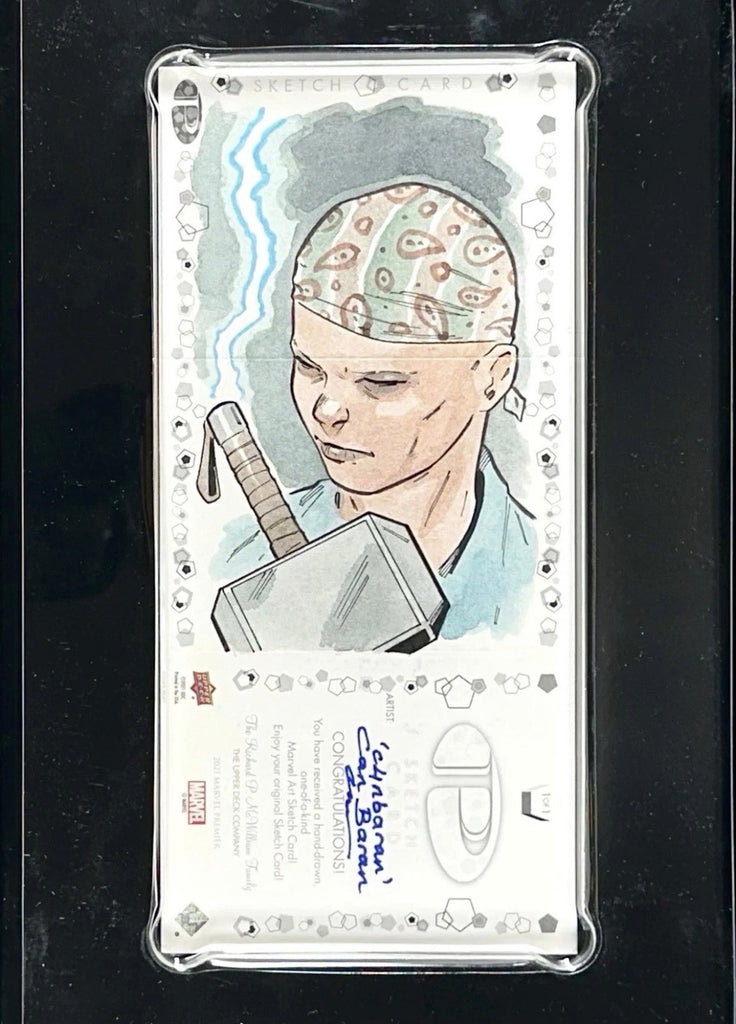 Mighty Thor Triple-Panel Sketch by Can Baran