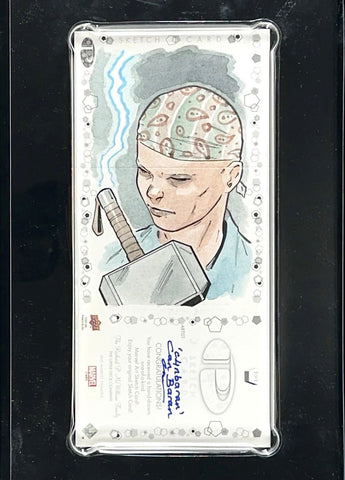 Mighty Thor Triple-Panel Sketch by Can Baran