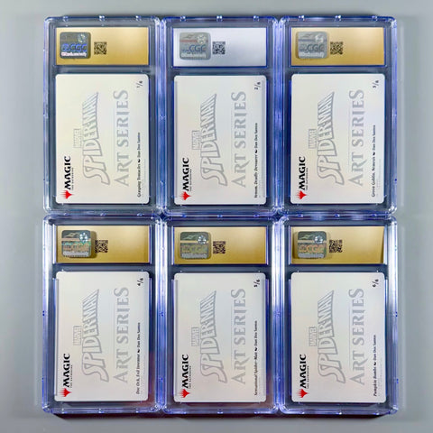 Spider-Man Magic the Gathering Art Series Scene CGC 10 Set