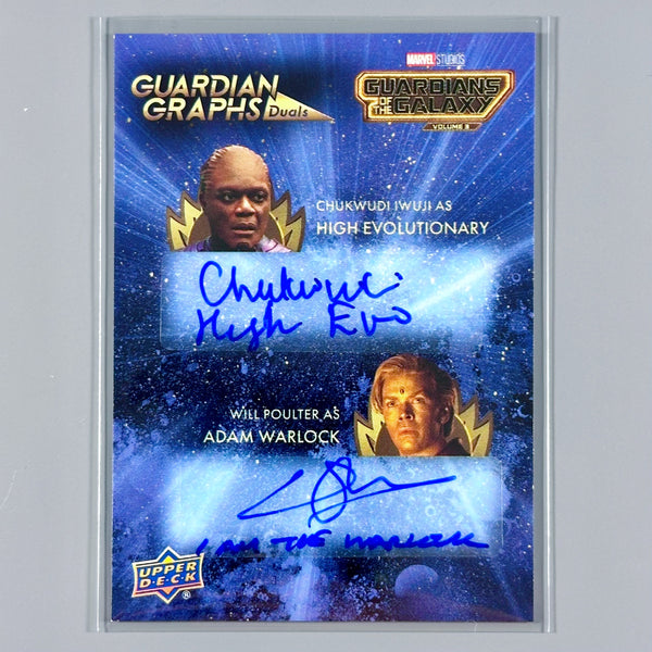 2024 Marvel Guardians of the Galaxy Vol 3 Graphs Dual Auto /25 Inscription