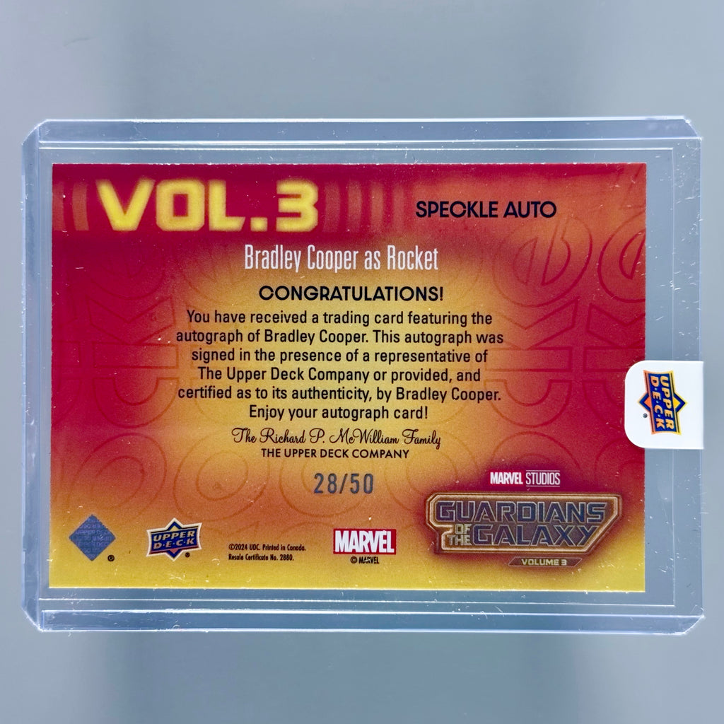 Guardians of the Galaxy Vol. 3 - Bradley Cooper Auto