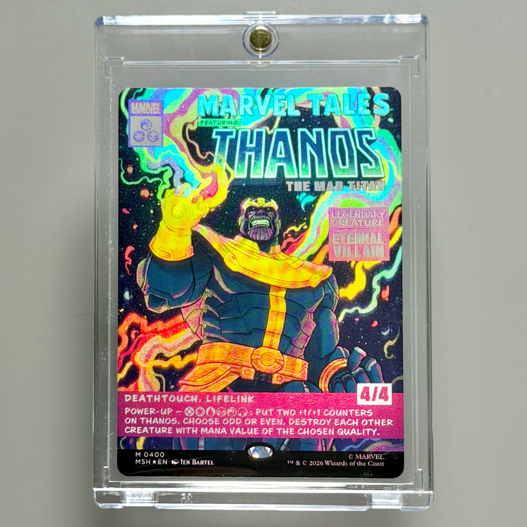 Thanos, The Mad Titan (Borderless) (0400) - Marvel Super Heroes (MSH)