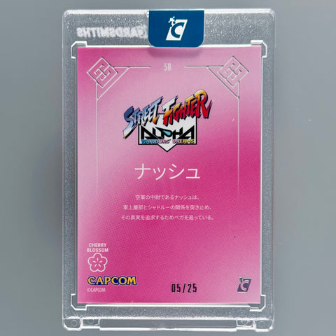 Street Fighter Alpha 2026 Cherry Blossom Nash /25 Convention Exclusive (Cardsmiths)