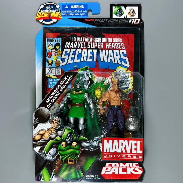 Marvelous Universe Comic Packs Secret Wars Absorbing Man & Dr. Doom