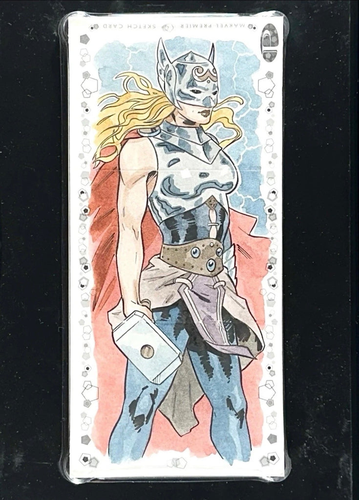 Mighty Thor Triple-Panel Sketch by Can Baran