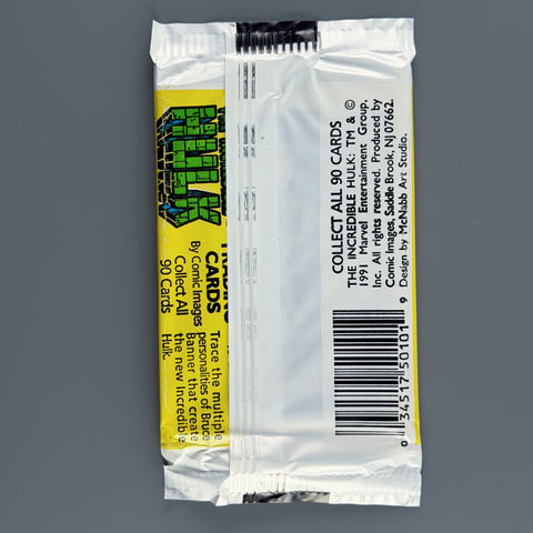1991 The Incredible Hulk Trading Card Comic Images Pack