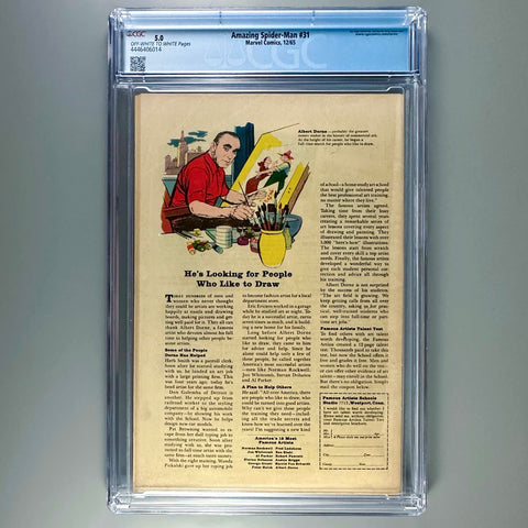 Amazing Spider 31 - CGC 5.0