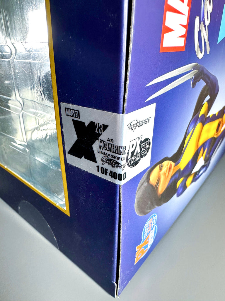 X-23 Unmasked Wolverine Marvel Gallery (2018) 9” PVC Statue SDCC Exclusive