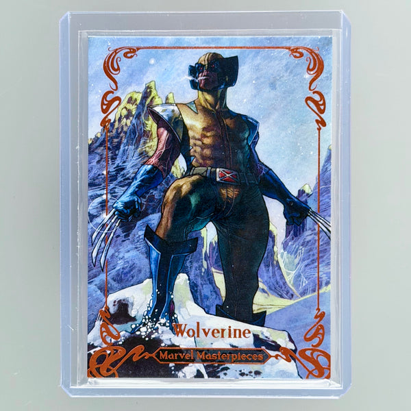 2018 Marvel Masterpieces Wolverine 87 Legendary Orange
