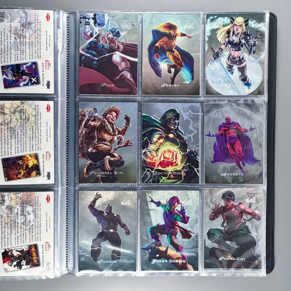 2023 UD Marvel Flair Silver Parallel Complete Set 90 Cards