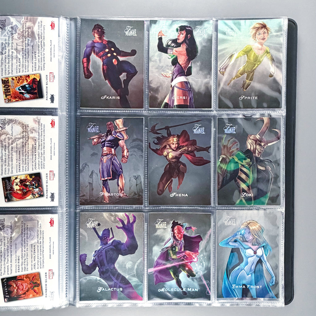 2023 UD Marvel Flair Silver Parallel Complete Set 90 Cards