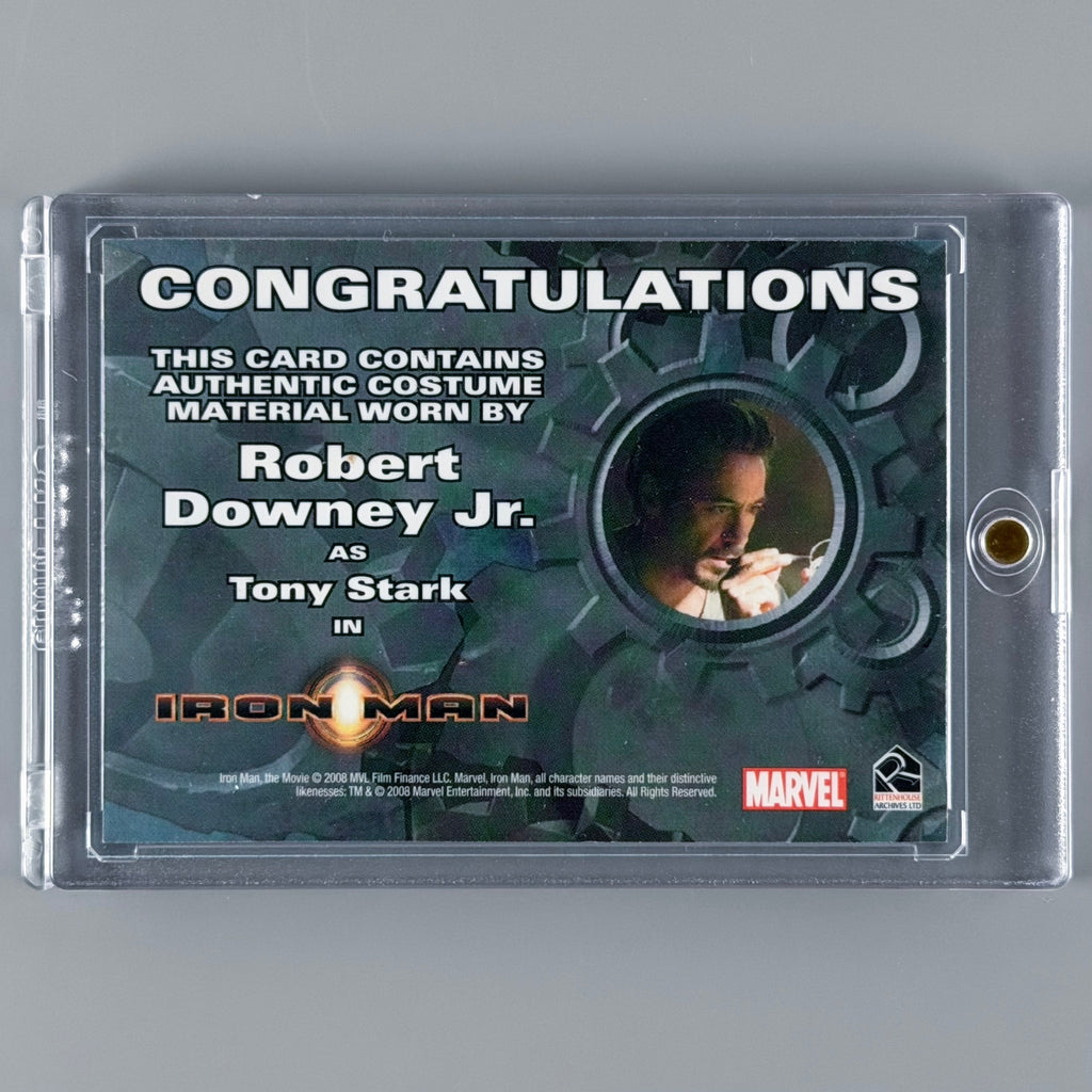 Robert Downey Jr. - Iron Man 2008 Costume Relic