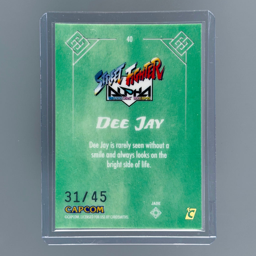 Dee Jay Street Fighter Alpha Series One (2025) Jade Refractor