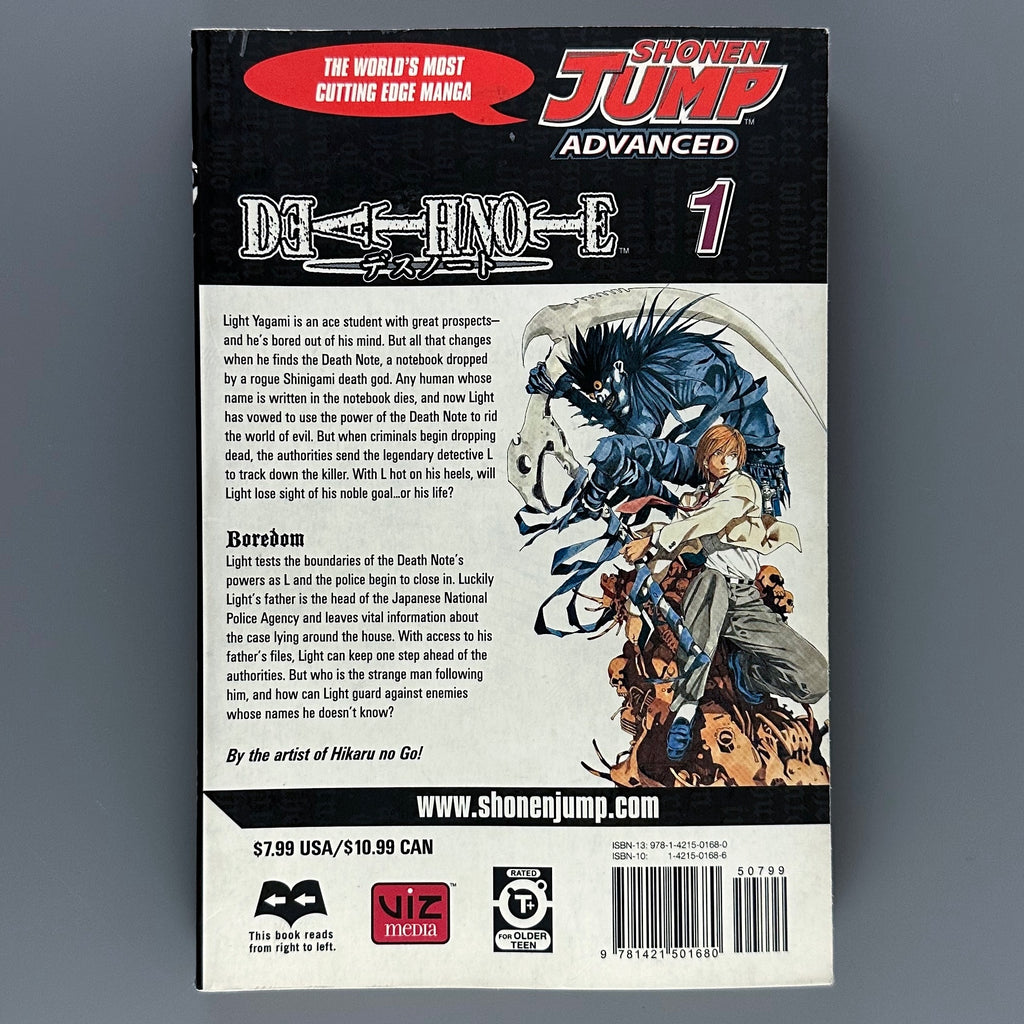 Death Note Front Book Death Note Volume 1 - Manga - 1904 Comics